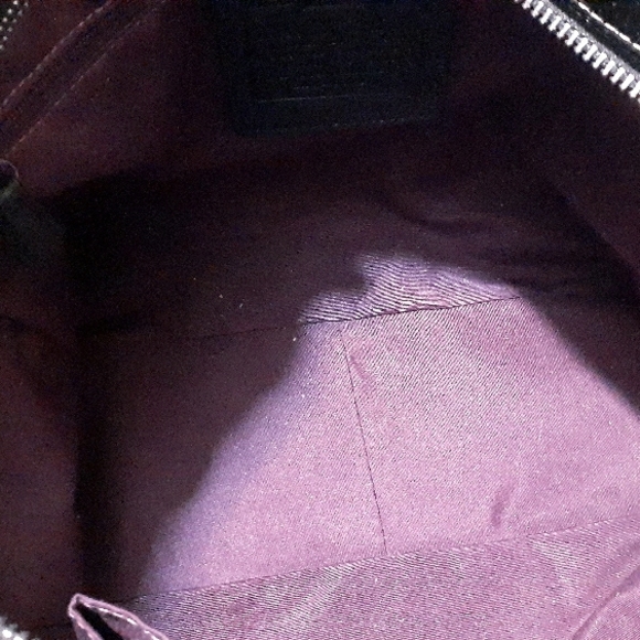Coach Black Leather Tote Bag - Picture 6 of 7